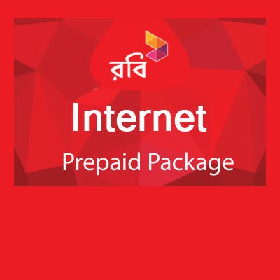 Robi Internet Package for Prepaid Connection