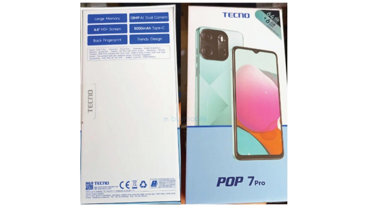 Tecno Pop 7 Pro Tecno Pop 7 Pro