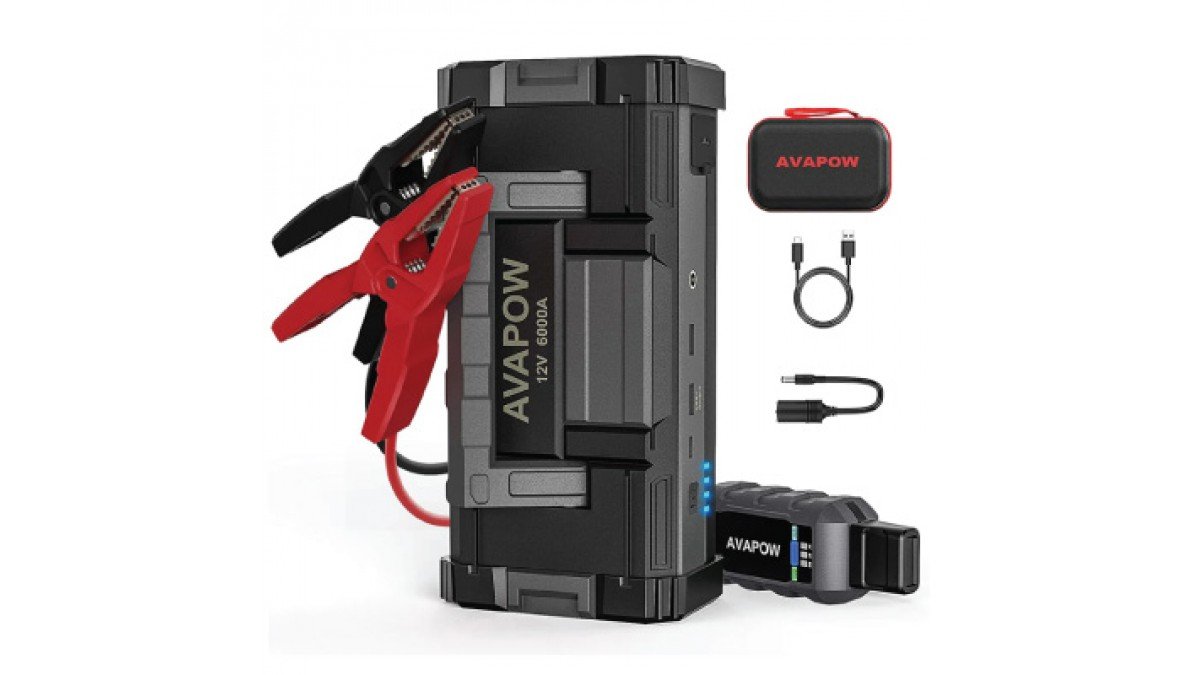 AVAPOW A68 6000A 2023 Car Battery Jump Starter